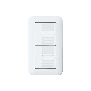 【在庫セール】パナソニック(Panasonic) コスモシリーズワイド21 埋込 コスモシリーズワイド21 埋込｢入｣｢切｣表示スイッチセット(ダブル用