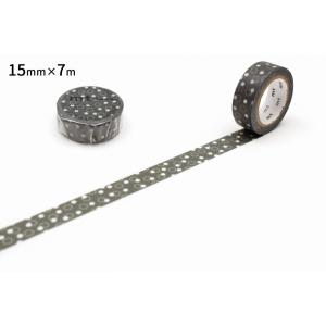 マスキングテープ mt マステ  mt 1P 雪輪・緑鼠(みどりねず)(15mm×7m)