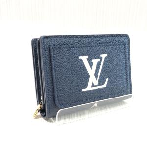 送料無料　新作　LOUISVUITTON　ルイヴィトン　ポルトフォイユ・クレア　ネイビー/クレーム　コンパクト財布　M83362　アンプラント｜masuya-shopping