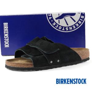 ビルケンシュトック BIRKENSTOCK Classic Kyoto 1020433 キョウト サンダル ナロー幅 ヌバックレザー 黒 メンズ 本革 日本正規品 送料無料