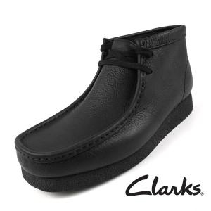 【美品】　クラークスワラビー　Clarks Wallabees EVOブラック WallabeeEVO Bt / メンズ ワラビーエヴォブーツ （ブラック