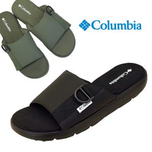 コロンビア Columbia Wild Barge Slide YU1406 010 292 ワイルドバージ スライド 黒 キャメル スライドサンダル メンズ