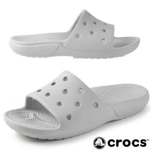 クロックス crocs CLASSIC CROCS SLIDE 206121-1FT クラシック クロックス スライド 灰 シャワー サンダル メンズ｜masuya92