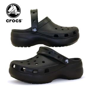 クロックス crocs CLASSIC PLATFORM CLOG W 206750-001 クラシック プラットフォーム クロッグ ウィメン 黒 レディース｜masuya92