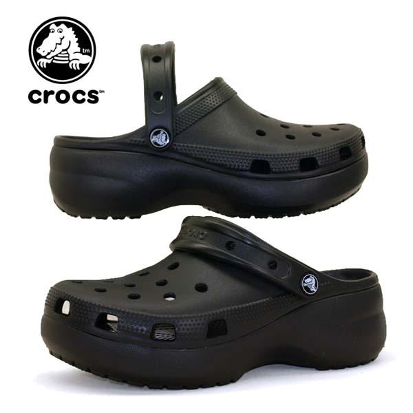 クロックス crocs CLASSIC PLATFORM CLOG W 206750-001 クラシ...