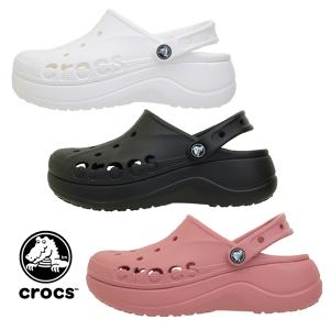 クロックス crocs BAYA PLATFORM CLOG 208186 バヤ プラットフォーム クロッグ 001 100 682 厚底 クロッグ サンダル レディース 国内正規品