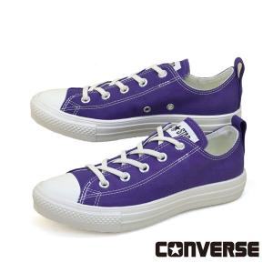 コンバース CONVERSE ALL STAR LIGHT FREELACE OX オールスター ライト フリーレース オックス 紫 軽量 撥水キャンバス スリッポン レディース｜masuya92