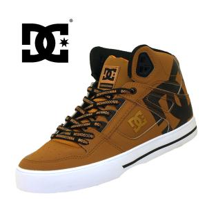 ディーシーシューズ DC Shoes PURE HIGH-TOP WC SE SN DM224025 WEA ピュア ハイトップ カジュアル バッシュ スニーカー 茶 メンズ