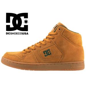 ディーシーシューズ DC Shoes MANTECA 4 HI DM236001 WD4 マンテカ4 スエード ストリート バスケット ハイカット スケートボード スニーカー 茶 メンズ｜masuya92