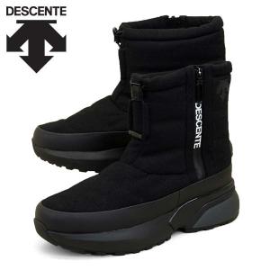 デサント DESCENTE ACTIVE WINTER BOOTS DM1UJD10BB 黒 アクティブ ウィンター ブーツ 防水 蓄熱 消臭 レディース/メンズ
