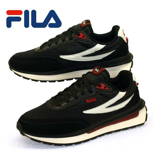 [34％OFF] フィラ FILA RENNO 1CM01565-014 ルノ 黒 クラシックランニ...