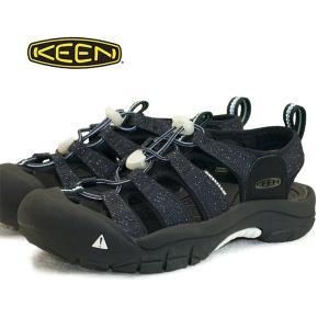 キーン KEEN NEWPORT H2 ニューポート フジロックコラボ 1023965 黒白 アウトドアサンダル レディース