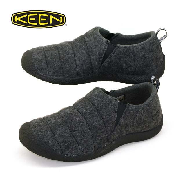 キーン KEEN HOWSER II ハウザー ツー 1025625 灰 フエルト スリッポン サイ...