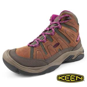 25.5cmまで キーン KEEN CIRCADIA MID WP 1026765 サーカディア ミッド ウォータープルーフ 茶 防水 防滑 ハイキング トレッキング 登山靴 レディース 送料無料