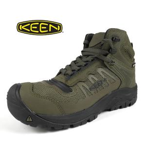 【クリアランス特価】キーン KEEN RENO MID KBF WP リノ ミッドウォータープルーフ 1027102 カーボントゥ ワークシューズ 防滑・防水 安全靴 作業靴 メンズ