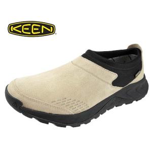 【クリアランス特価】キーン KEEN TTS MOC WP 1031226 ティーティーエス モック ウォータープルーフ 防水 スリッポン スエード スニーカー サファリ メンズ