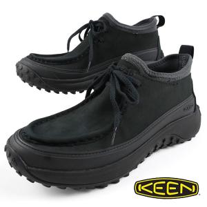 【クリアランス特価】キーン KEEN KS MOC CHUKKA 1031267 ケーエス モック チャッカ ブーツ ブラック 黒 シンプル アウトドア メンズ 送料無料
