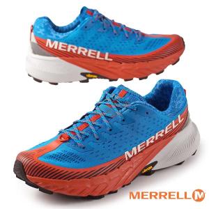 メレル MERRELL AGILITY PEAK 5 アジリティー ピーク J067755 青橙 厚底 トレイルランニング トレッキング トレラン 登山靴 メンズ 送料無料｜masuya92