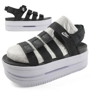 【クリアランス特価】ナイキ WMNS NIKE ICON CLASSIC SANDAL DH0223-001 アイコン サンダル 厚底 プラットフォーム エア ソール２階建ソール 黒白 レディース