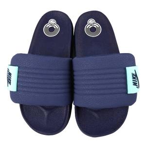 ナイキ NIKE VICTORI OFFCOURT ADJUST SLIDE DQ9624-401 紺 オフコート アジャスト スライド リラックスサンダル クールダウン コンフォート カジュアル メンズ
