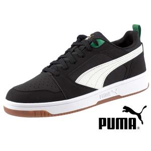 [30％OFF] プーマ PUMA REBOUND V6 LOW 75 YEARS 392484-01 リバウンド ロウ 75周年記念モデル コートシューズ スニーカー 黒 メンズ 送料無料