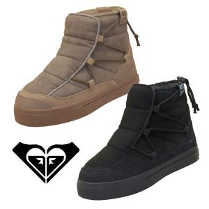 ロキシー ROXY PEACEFUL ピースフル RFT224207 BLK BGE ウオータープルーフ 防水ブーツ 撥水 防水 レディース