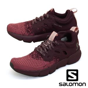 サロモン SALOMON PREDICT SOC 2 414439 プレディクト ランニングシューズ マラソン ジョギング ワインレッド レディース