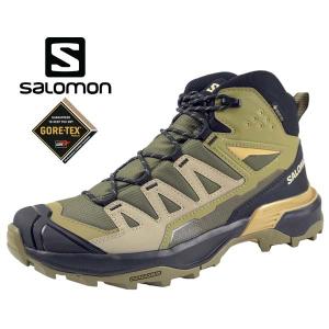 SALOMON サロモン X WARD LEATHER MID GTX 471817 黒灰