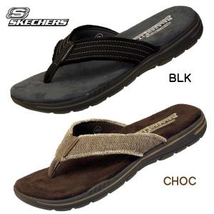 [30％OFF] スケッチャーズ SKECHERS RELAXED FIT:EVENTED - ARVEN 65091 BLK CHOC トングサンダル スポーツサンダル 鼻緒 メンズ