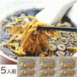 富山ブラックラーメン5人前（生ラーメン）<メール便発送送料無料>　｜masuzusiyahirosuke