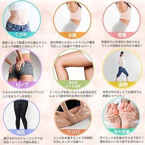 送料無料 SHELVE シェルビー 着圧レギン...の詳細画像3