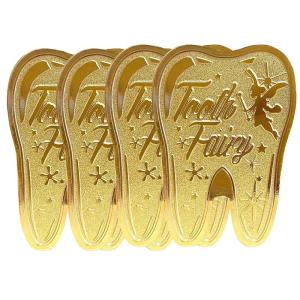 歯の妖精コイン Tooth Fairy Coin 4枚セット 歯形 子供の歯の生え変わり期