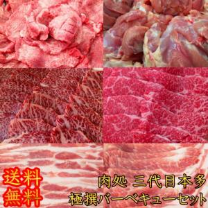 焼肉 セット バーベキュー 肉 ギフト こだわり極撰バーベキューセット 送料無料 国産黒毛和牛 豚肉 牛肉 牛たん 福袋 肉袋 国産鶏肉