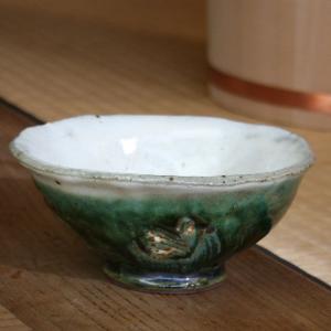 茶道具 香合 干支 丑 干支香合 染付 四方 張甲牛 杉田祥平作 清閑寺窯