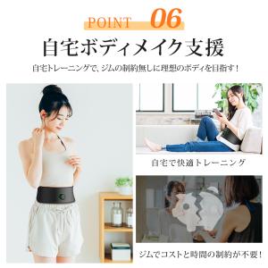 腹筋ベルト EMS ジェル不要 効果 強力モー...の詳細画像3