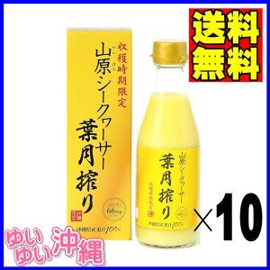 山原シークワーサー 葉月搾り 果汁100％ 300ml×10本 (沖縄産 青切り シークヮーサー ジュース)｜matayoshiyakusouen