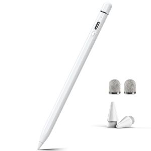 Adrawpen タッチペン iPad ペン【2023年最新型 POMペン先/導電繊維ペン先 2in1】 スタイラスペン 高感度 高精度 傾き感知 磁｜match