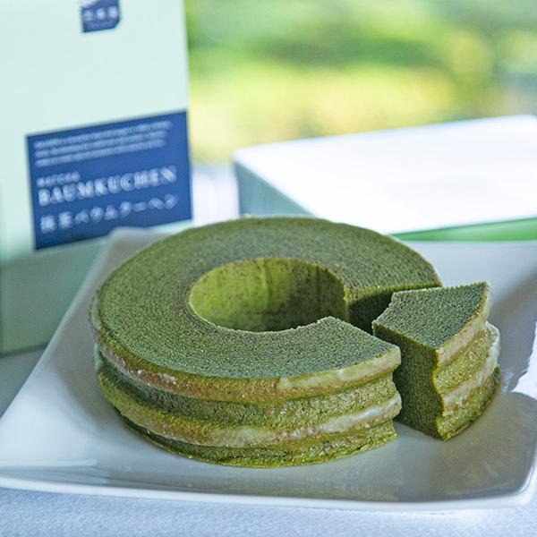 抹茶バウムクーヘン　お中元 抹茶 プレゼント お菓子 スイーツ 贈り物 ギフト 内祝い 焼き菓子 お...