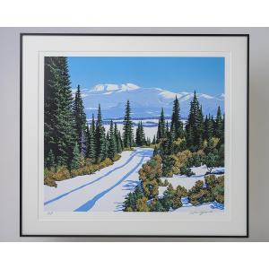 永井博　【北海道】A3フレーム入りポスター⑥ 永井博「北海道三部作」公式ハイエンドレプリカ／ポプラ : MATEC