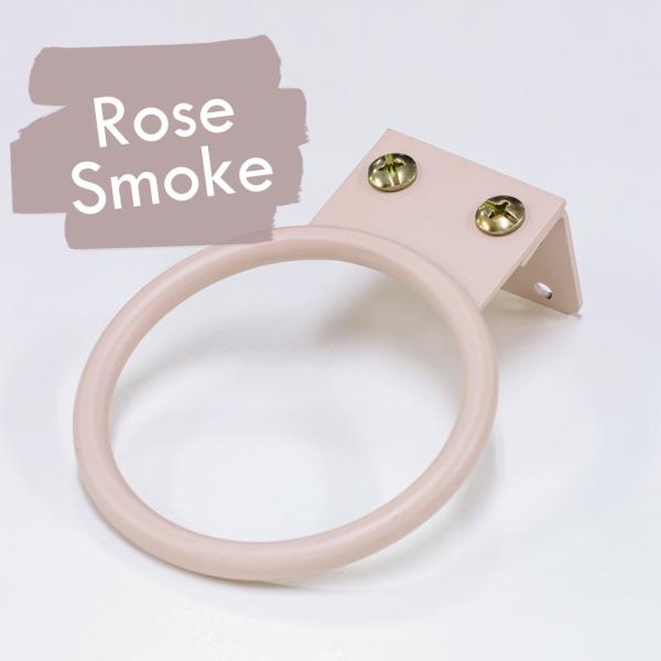 ドライヤーハンガー ホルダー ローズスモーク 洗面 ドライヤー収納 ドライヤー入れ ドライヤー置き ...