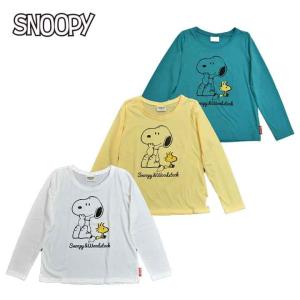 SNOOPYスヌーピー　長袖Tシャツ（M・Lサイズ）レディース｜matemate2009