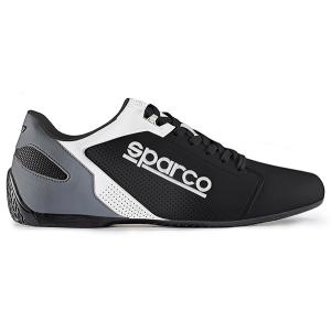 SPARCO（スパルコ） ドライビングシューズ SL-17（レザー・ブラック・白文字）39サイズ（24.5cm）｜materiamix-shop