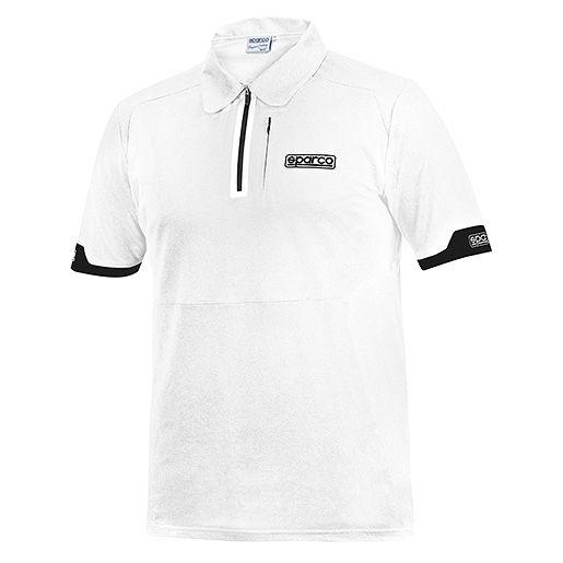 SPARCO（スパルコ） ポロシャツ POLO ZIP ホワイト XSサイズ