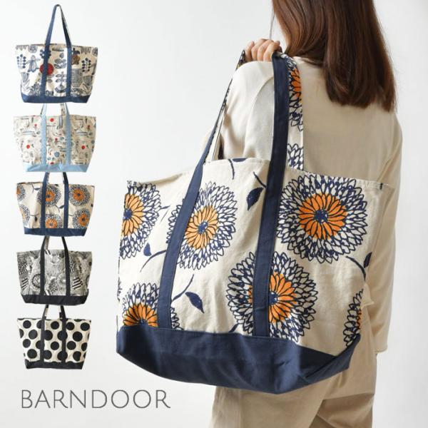 10%OFFクーポン トートバッグ レディース BARNDOOR バーンドア 帆布 キャンバス ビッ...