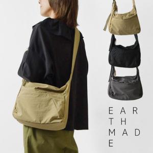 ポイント10倍 バッグ レディース EARTH MADE アースメイド 7POCKET INSIDE PRINT SHOULDER 7ポケット インサイドプリント ショルダーバッグ E7376 母の日