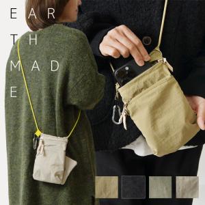 ポイント10倍 バッグ レディース EARTH MADE アースメイド  6POCKET INSIDE PRINT MINI SHOULDER 6ポケット ミニショルダーバッグ E7377 鞄 スマホ 母の日