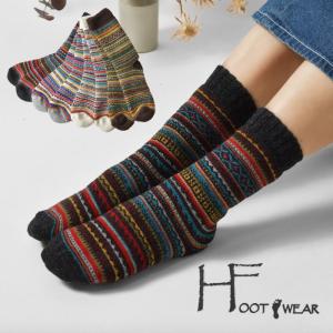 ポイント10倍 H FOOTWEAR エイチフットウェア FAIRISLE SOCKS フェアアイル柄 ウール混 ソックス fairisle レディース 秋 冬 ポルトガル製 暖かい 母の日