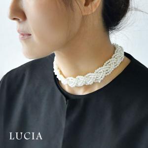 10%OFFクーポン チョーカー レディース LUCIA ルチア パール チョーカー 7620 アクセサリー ネックレス 真珠 おしゃれ 上品 きれいめ｜matilda