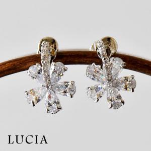 10%OFFクーポン イヤリング レディース LUCIA ルチア フラワーモチーフ イヤリング 7905 アクセサリー おしゃれ ナチュラル｜matilda