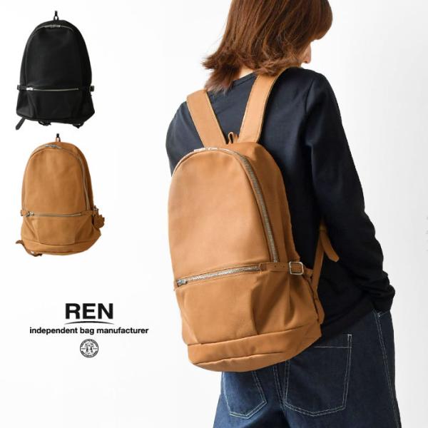 10%OFFクーポン リュック バッグ レディース REN レン レザーリュック ミニ デイ リュッ...